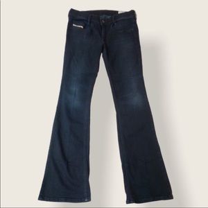 Diesel Black Stretch Low Boot Slim Bootcut - 30/32